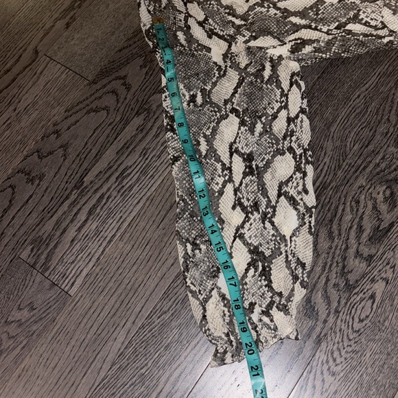 ZARA Long Midi Maxi Animal Print dress Size XS - Picture 8 of 14